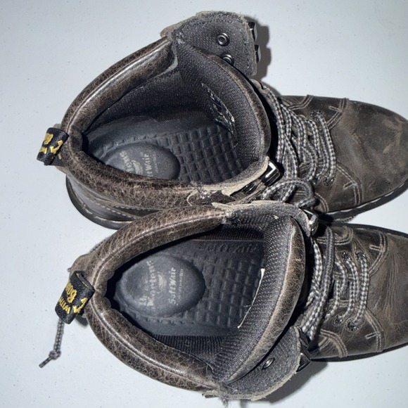 Vintage Dr. Martens Soren Lace Up Distressed Brown Leather Boot Size 9 - Picture 11 of 12